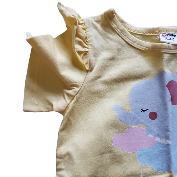 New Girls Ruffle Sleeve Shirt - Picture 2 of 4